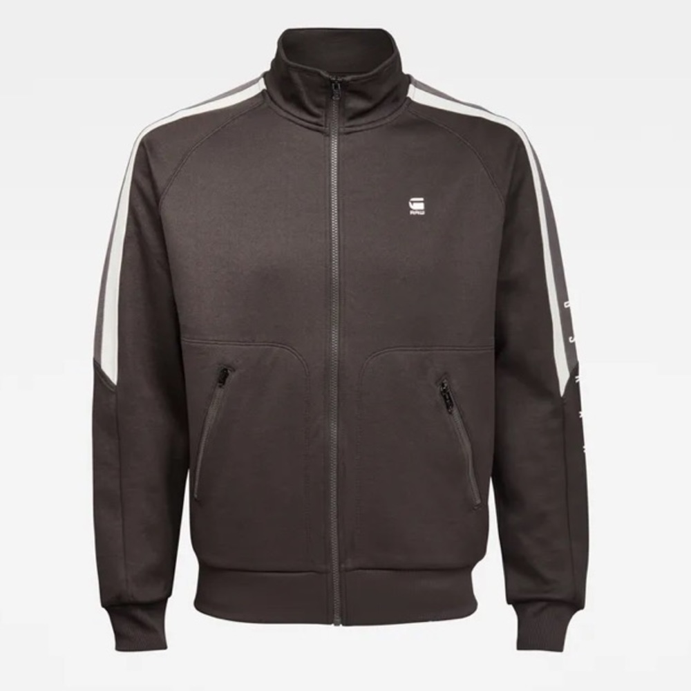 Men’s G-Star Raw Side Striped Full Zip Hoodie